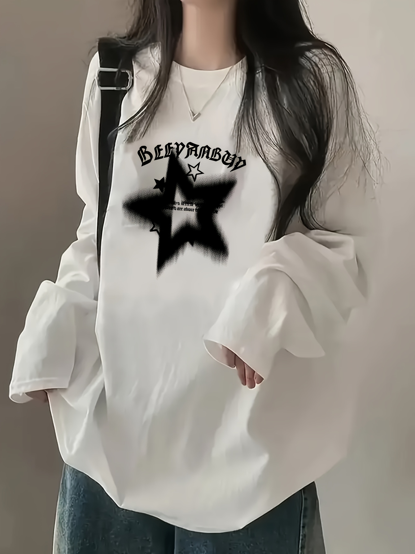 Base Layer Top - Kore Tarzı Uzun Kollu Tişört Kadınlar