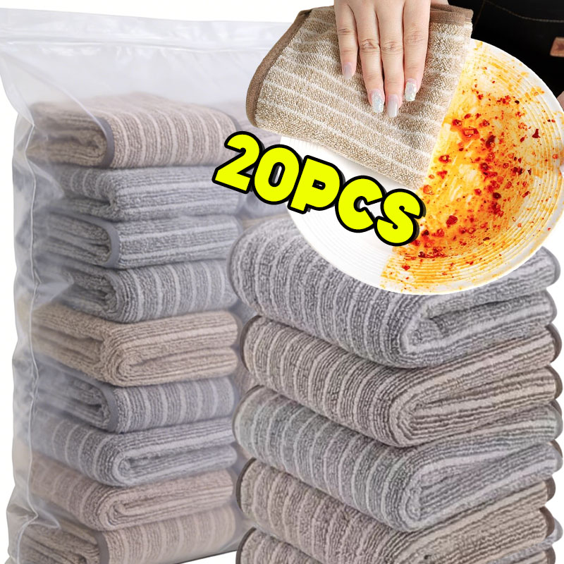 Bamboo Fiber Trunk - Absorbent Microfiber Cleaning Cloths Thick Quick