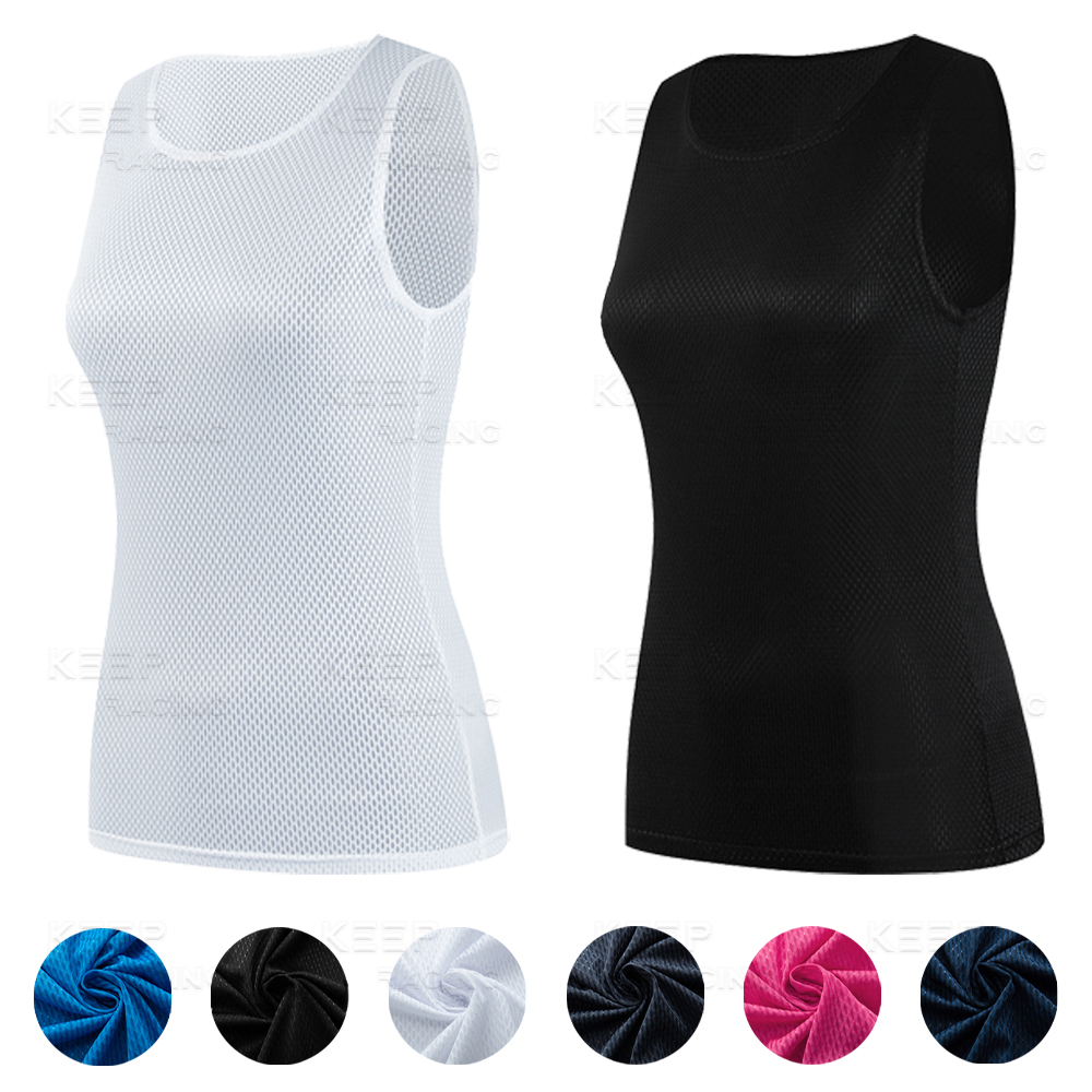 Sleeveless Undershirt - Kadın Bisiklet Taban Katmanları Renkli Bisiklet