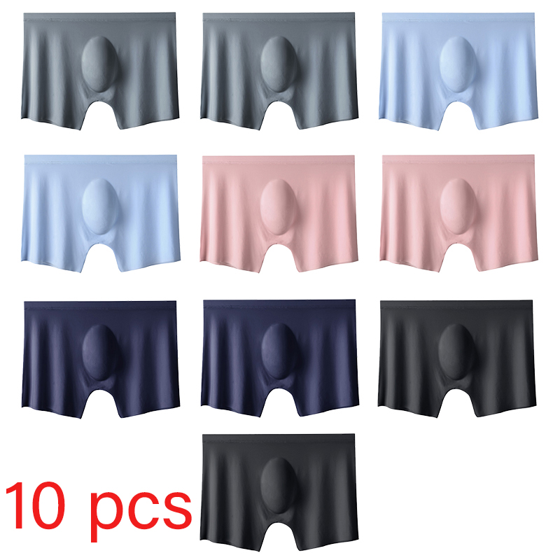 Boxer Shorts Modal - 10 adet/grup erkek Yaz Buz Ipek