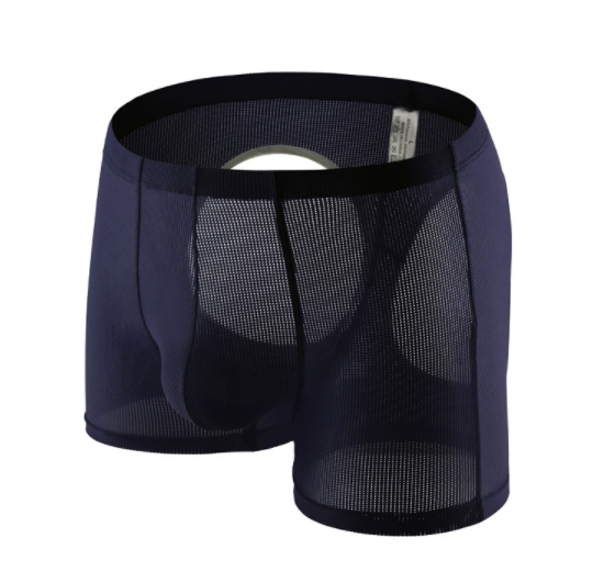 Mesh Sport Boxer - Erkek Açık Popo Boxer Şort Örgü