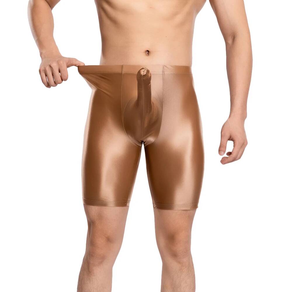 Pouch Boxer Pouch - Seksi Erkekler Saten Pürüzsüz COCK Halka