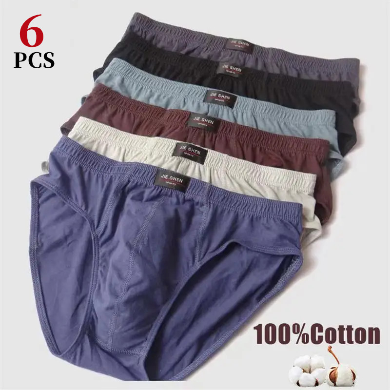 Boxer Brief Pack Cotton - 6 adet/erkek iç çamaşırı pamuk orta