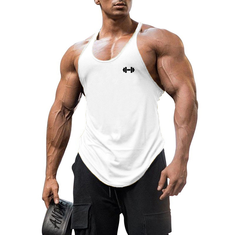 Sleeveless Undershirt - Erkek pamuk yumuşak nefes eğitim yeleği