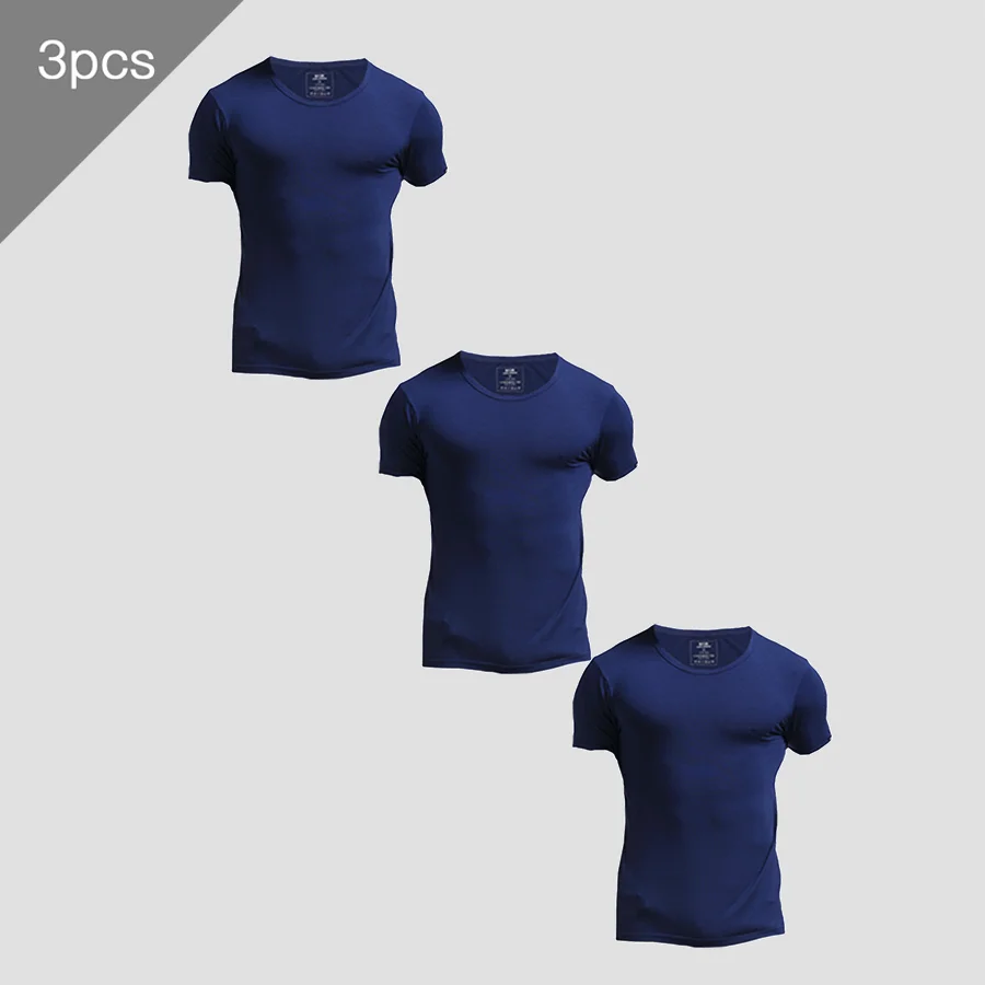 Undershirt Crew Neck - 3PCS Erkek Yazlık Kısa Kollu Tişört,