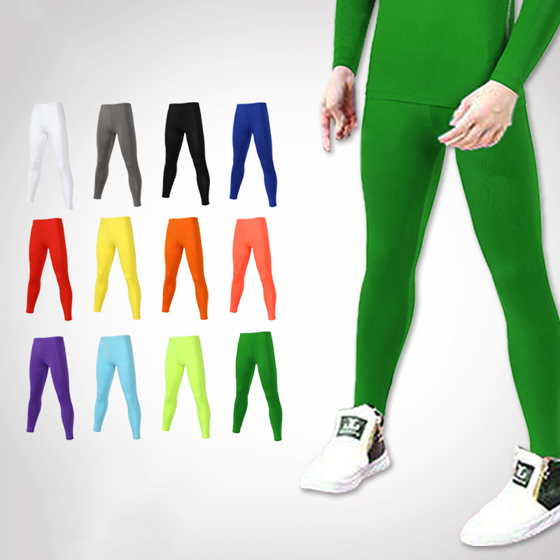 Compression Long Pant - Çocuklar Koşu Tayt SPOR Pantolon Çocuk