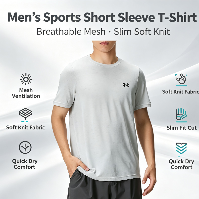 Undershirt Crew Neck - Under Armour Erkek Slim Fit Mesh