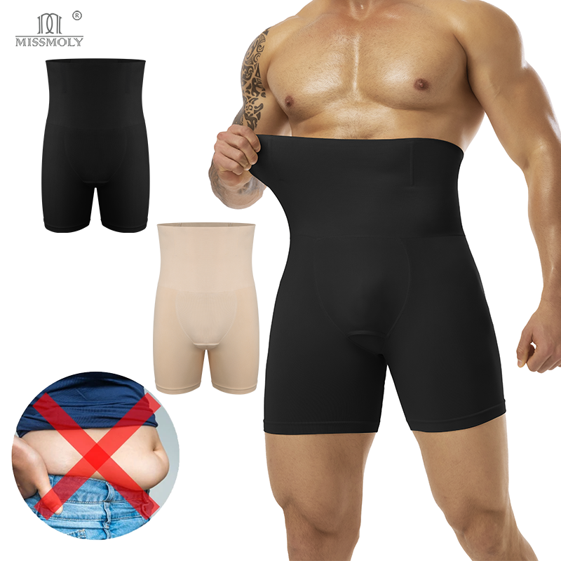 Pouch Boxer Pouch - Erkekler zayıflama kısa yüksek bel nefes