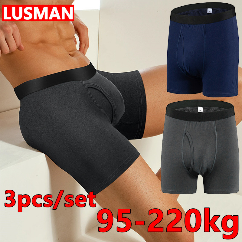 Boxer Brief Pack Cotton - 3 adet erkek pamuk iç çamaşırı