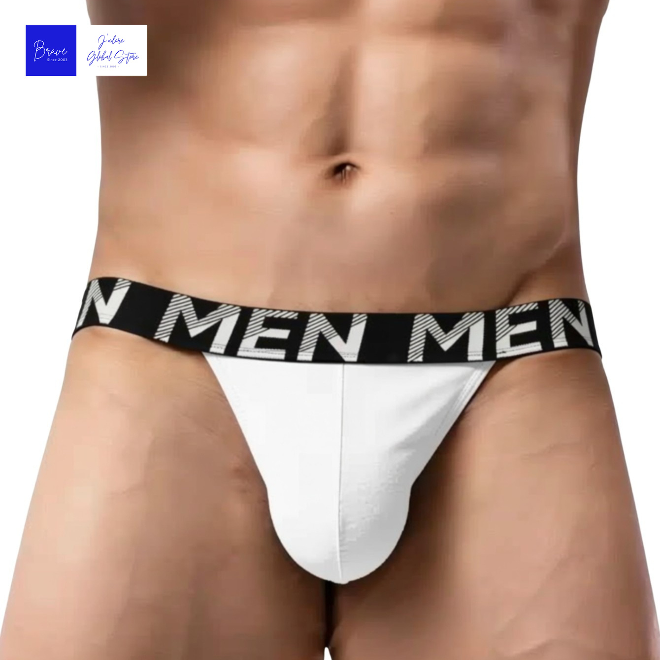 Jockstrap Athletic - Erkekler İçin Harfli Bel Bandı Atletik