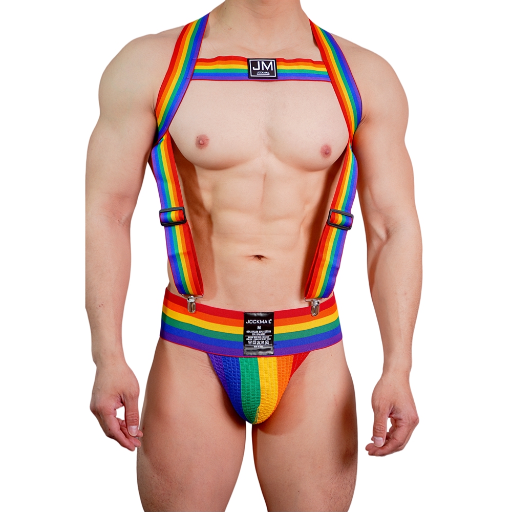 Jockstrap Athletic - JOCKMAIL Gökkuşağı Renkli Ayarlanabilir 3 inç