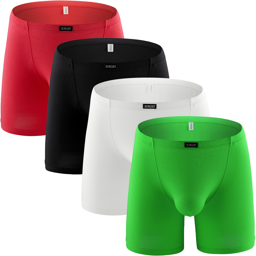 Long Leg Trunk Men - IKingsky erkek Modal uzun bacak Boxer