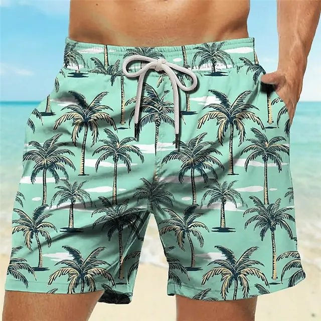 Tropikal Palmiye Ağacı 3D Bask - Trunk Breathable Men incelemesi ve fiyatı