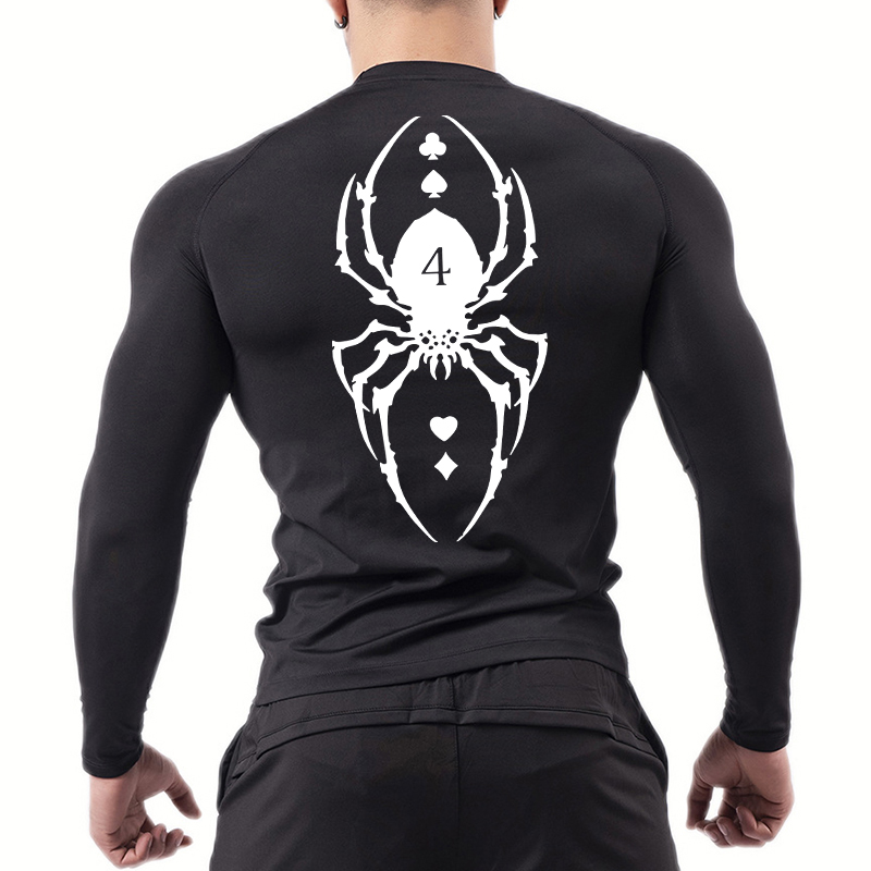 Erkekler için örümcek baskı sı - Base Layer Top incelemesi ve fiyatı