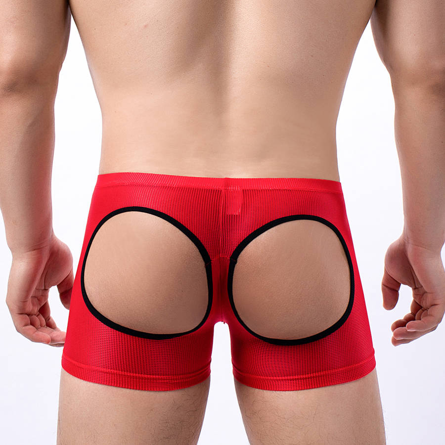 Erkek Açık Popo Boxer Şort Örg - Mesh Sport Boxer incelemesi ve fiyatı
