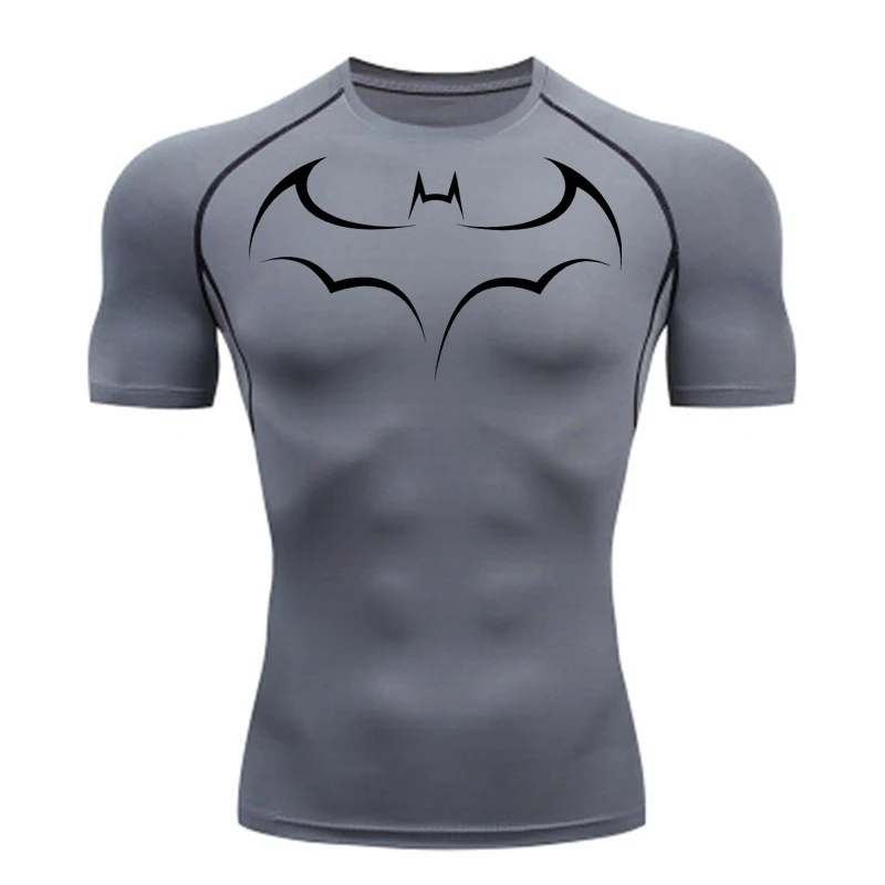 Yarasa Baskılı erkek Sıkı T-Sh - T Shirt Tight Fit incelemesi ve fiyatı