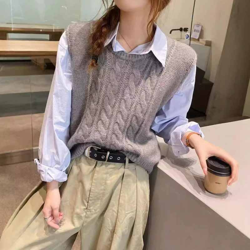 2025 Yeni O-Yaka Örme Yelek Ka - Sleeveless Undershirt incelemesi ve fiyatı