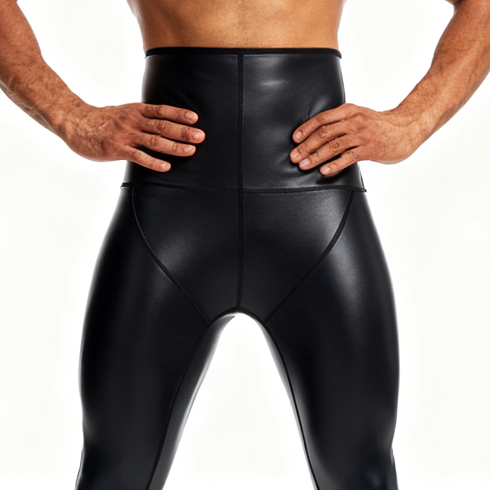 Seksi Erkekler PU Deri Uzun Pa - Compression Long Pant incelemesi ve fiyatı