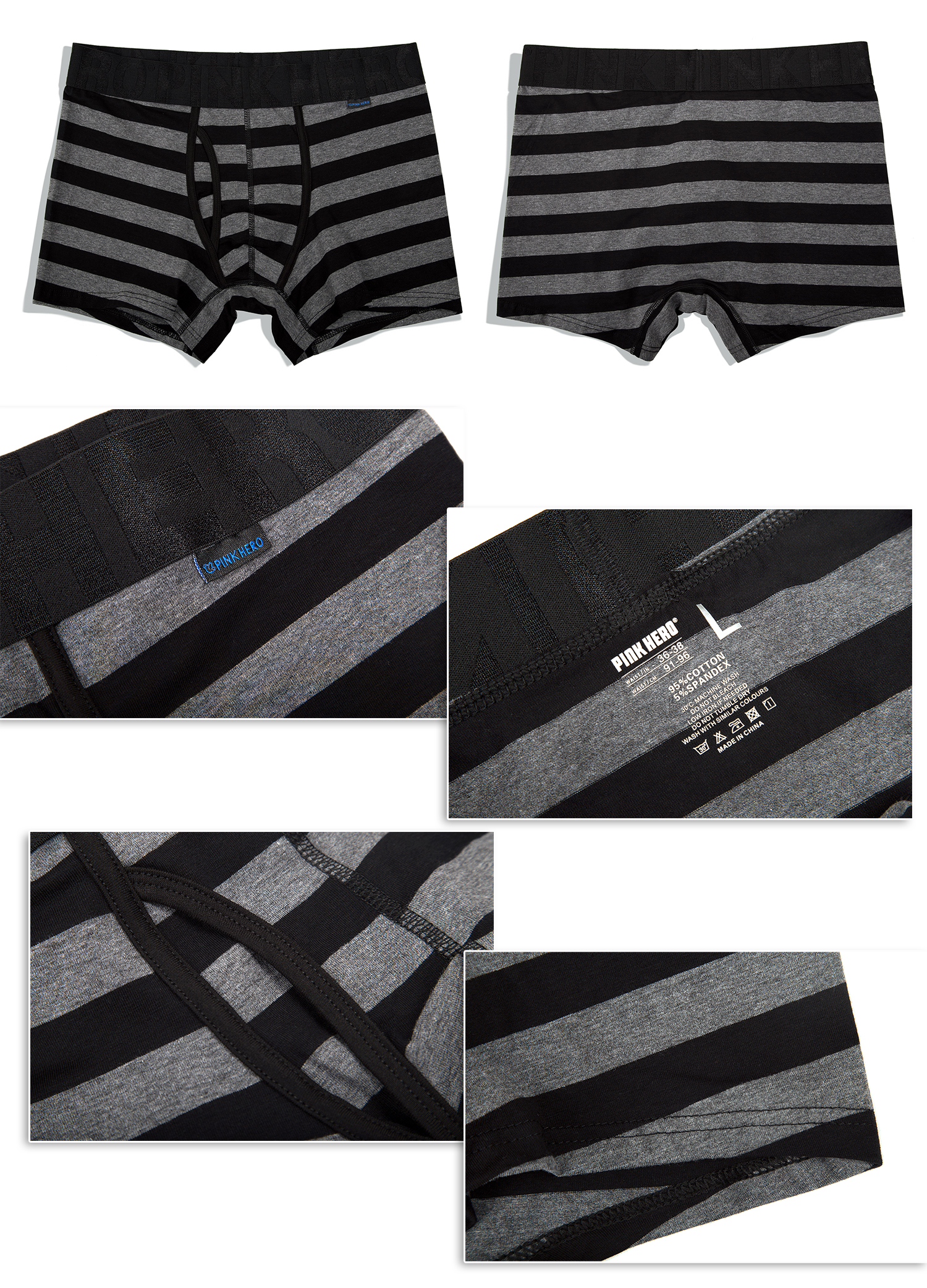 4 adet PINKHERO Hombre iç çama - Boxer Shorts Modal incelemesi ve fiyatı