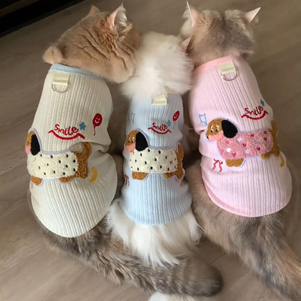 Küçük Kedi Yeleği Atlet Nefes  - Sleeveless Undershirt incelemesi ve fiyatı