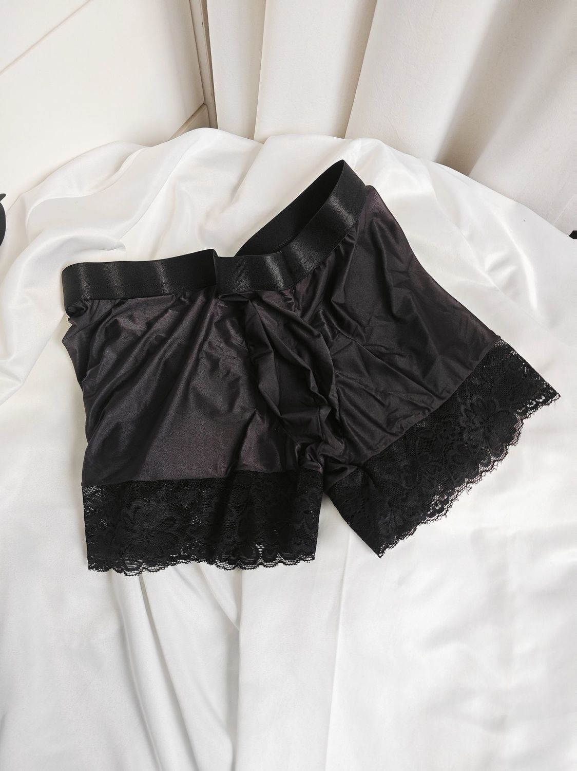 Seksi Erkek Parlak Dantel Kena - Pouch Boxer Pouch incelemesi ve fiyatı