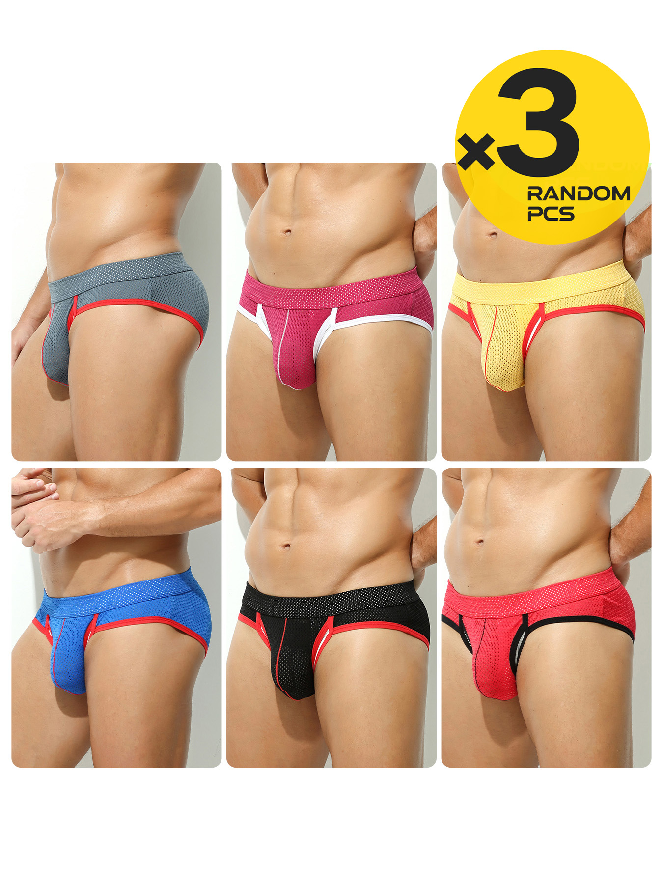 3 adet erkek örgü Boxer külot  - Mesh Sport Boxer incelemesi ve fiyatı