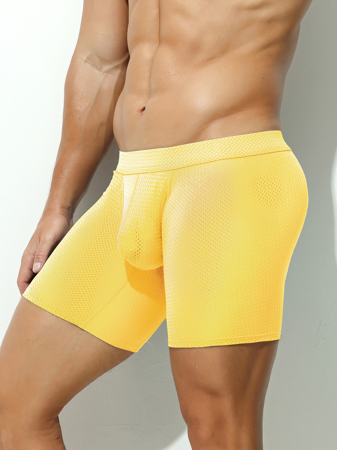 1 adet Erkek Uzun Boxer Külot  - Mesh Sport Boxer incelemesi ve fiyatı